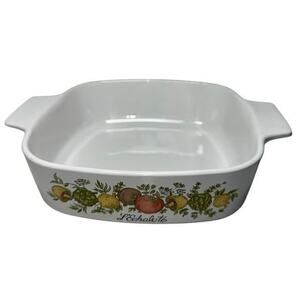 CorningWare A-1-B 1 Liter Spice of Life L’Echalote Baking Casserole Side Dish